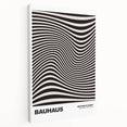 Modern Wall Decor - Abstract Contemporary Art with Wavy Line Design