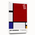 Contemporary Wall Art - Mondrian-Inspired Modern Geometric Canvas Print