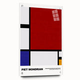 Contemporary Wall Art - Mondrian-Inspired Modern Geometric Canvas Print