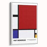 Contemporary Wall Art - Mondrian-Inspired Modern Geometric Canvas Print