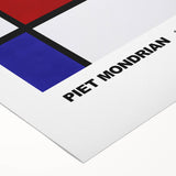 Contemporary Wall Art - Mondrian-Inspired Modern Geometric Canvas Print