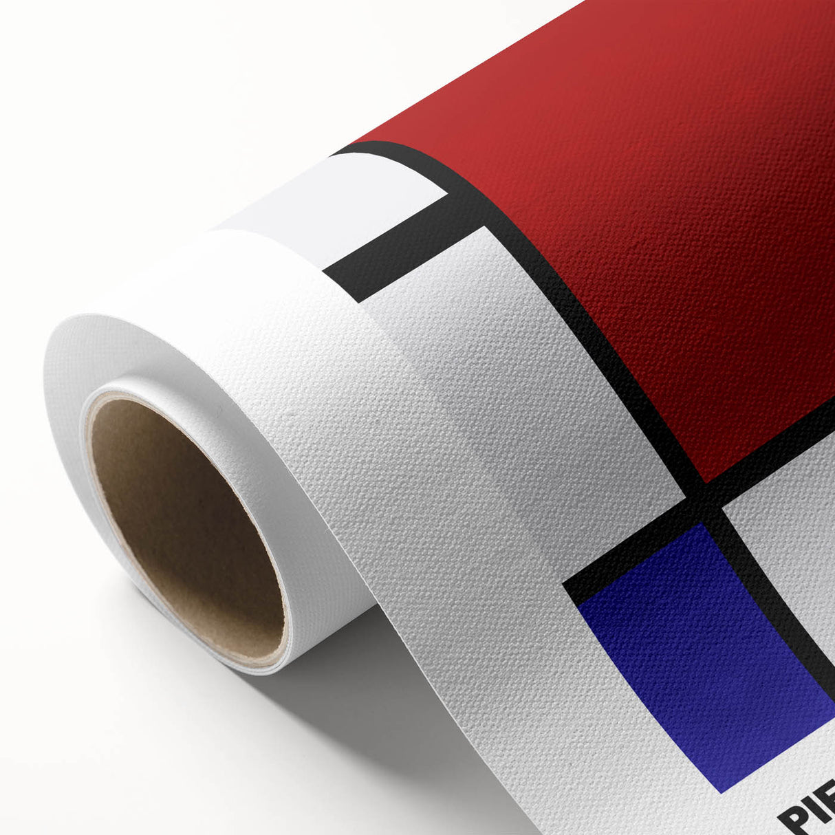 Contemporary Wall Art - Mondrian-Inspired Modern Geometric Canvas Print