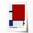 Contemporary Wall Art - Mondrian-Inspired Modern Geometric Canvas Print