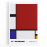 Contemporary Wall Art - Mondrian-Inspired Modern Geometric Canvas Print