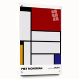 Modern Wall Decor - Mondrian-Inspired Abstract Geometric Canvas Print