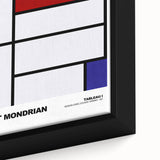 Modern Wall Decor - Mondrian-Inspired Abstract Geometric Canvas Print