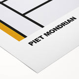 Modern Wall Decor - Mondrian-Inspired Abstract Geometric Canvas Print