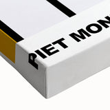 Modern Wall Decor - Mondrian-Inspired Abstract Geometric Canvas Print