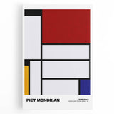 Modern Wall Decor - Mondrian-Inspired Abstract Geometric Canvas Print