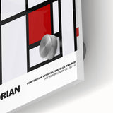 Abstract Modern Art - Mondrian-Inspired Geometric Wall Decor Canvas