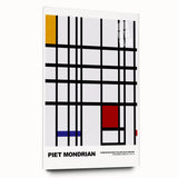 Abstract Modern Art - Mondrian-Inspired Geometric Wall Decor Canvas