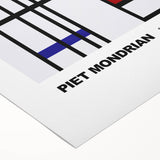 Abstract Modern Art - Mondrian-Inspired Geometric Wall Decor Canvas