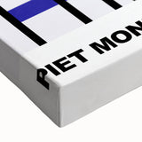 Abstract Modern Art - Mondrian-Inspired Geometric Wall Decor Canvas