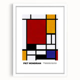 Modern Geometric Art - Mondrian-Inspired Contemporary Wall Decor Canvas
