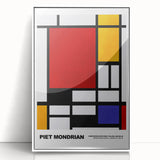 Modern Geometric Art - Mondrian-Inspired Contemporary Wall Decor Canvas