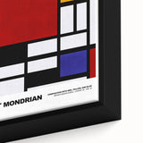 Modern Geometric Art - Mondrian-Inspired Contemporary Wall Decor Canvas