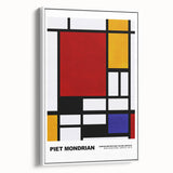 Modern Geometric Art - Mondrian-Inspired Contemporary Wall Decor Canvas