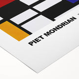 Modern Geometric Art - Mondrian-Inspired Contemporary Wall Decor Canvas