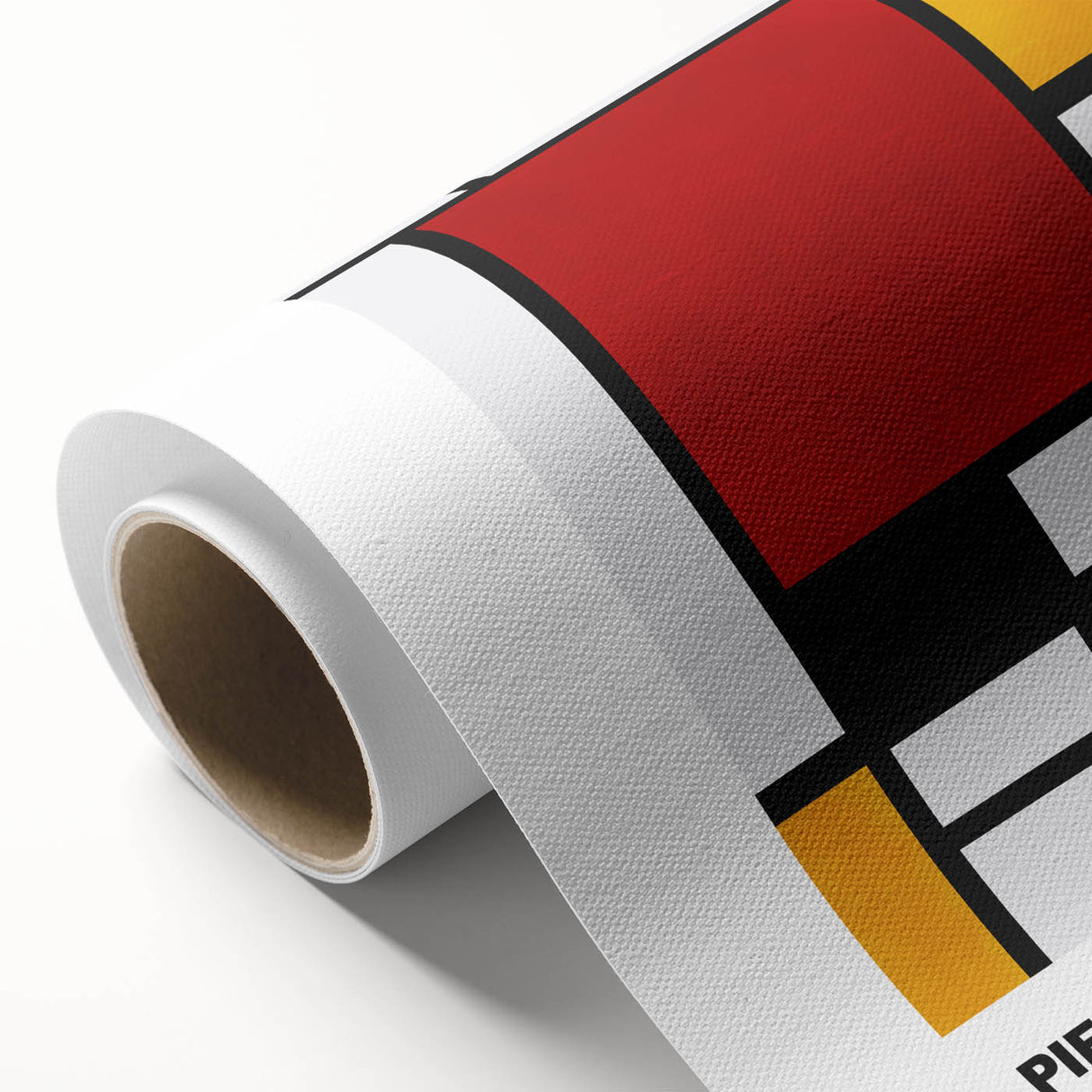 Modern Geometric Art - Mondrian-Inspired Contemporary Wall Decor Canvas