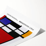 Modern Geometric Art - Mondrian-Inspired Contemporary Wall Decor Canvas