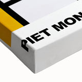 Modern Geometric Art - Mondrian-Inspired Contemporary Wall Decor Canvas