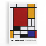 Modern Geometric Art - Mondrian-Inspired Contemporary Wall Decor Canvas