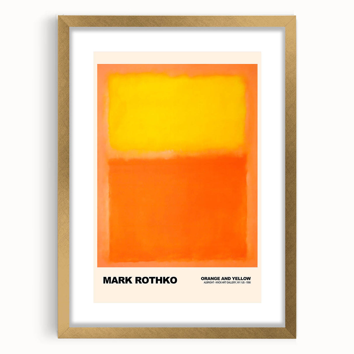 Contemporary Canvas Art - Rothko-Inspired Modern Abstract Wall Decor