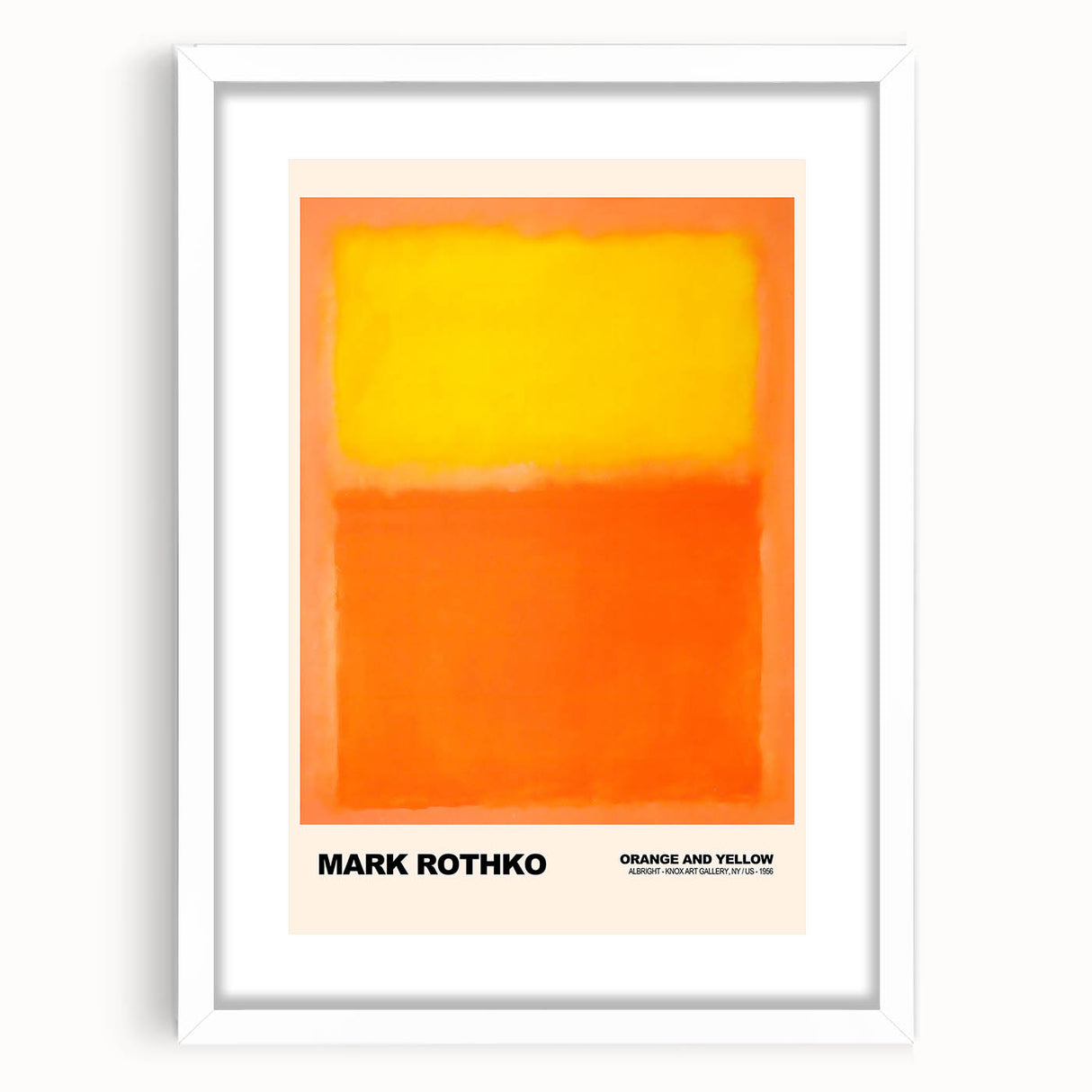 Contemporary Canvas Art - Rothko-Inspired Modern Abstract Wall Decor