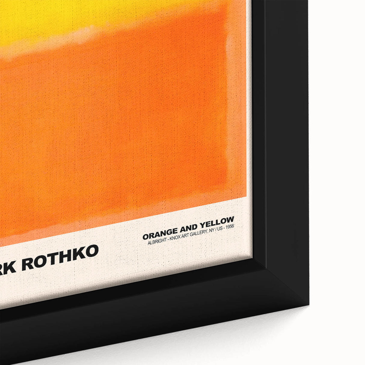 Contemporary Canvas Art - Rothko-Inspired Modern Abstract Wall Decor