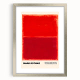 Modern Abstract Canvas Art - Rothko-Inspired Red on Red Wall Decor