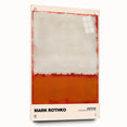 Modern Abstract Wall Art - Rothko-Inspired Canvas with Warm Tones