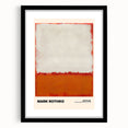 Modern Abstract Wall Art - Rothko-Inspired Canvas with Warm Tones