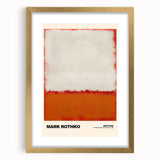 Modern Abstract Wall Art - Rothko-Inspired Canvas with Warm Tones