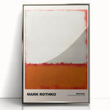 Modern Abstract Wall Art - Rothko-Inspired Canvas with Warm Tones