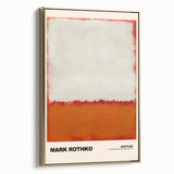 Modern Abstract Wall Art - Rothko-Inspired Canvas with Warm Tones
