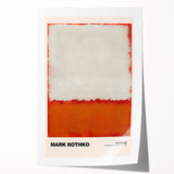 Modern Abstract Wall Art - Rothko-Inspired Canvas with Warm Tones