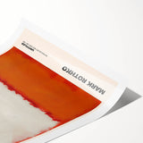 Modern Abstract Wall Art - Rothko-Inspired Canvas with Warm Tones