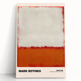 Modern Abstract Wall Art - Rothko-Inspired Canvas with Warm Tones