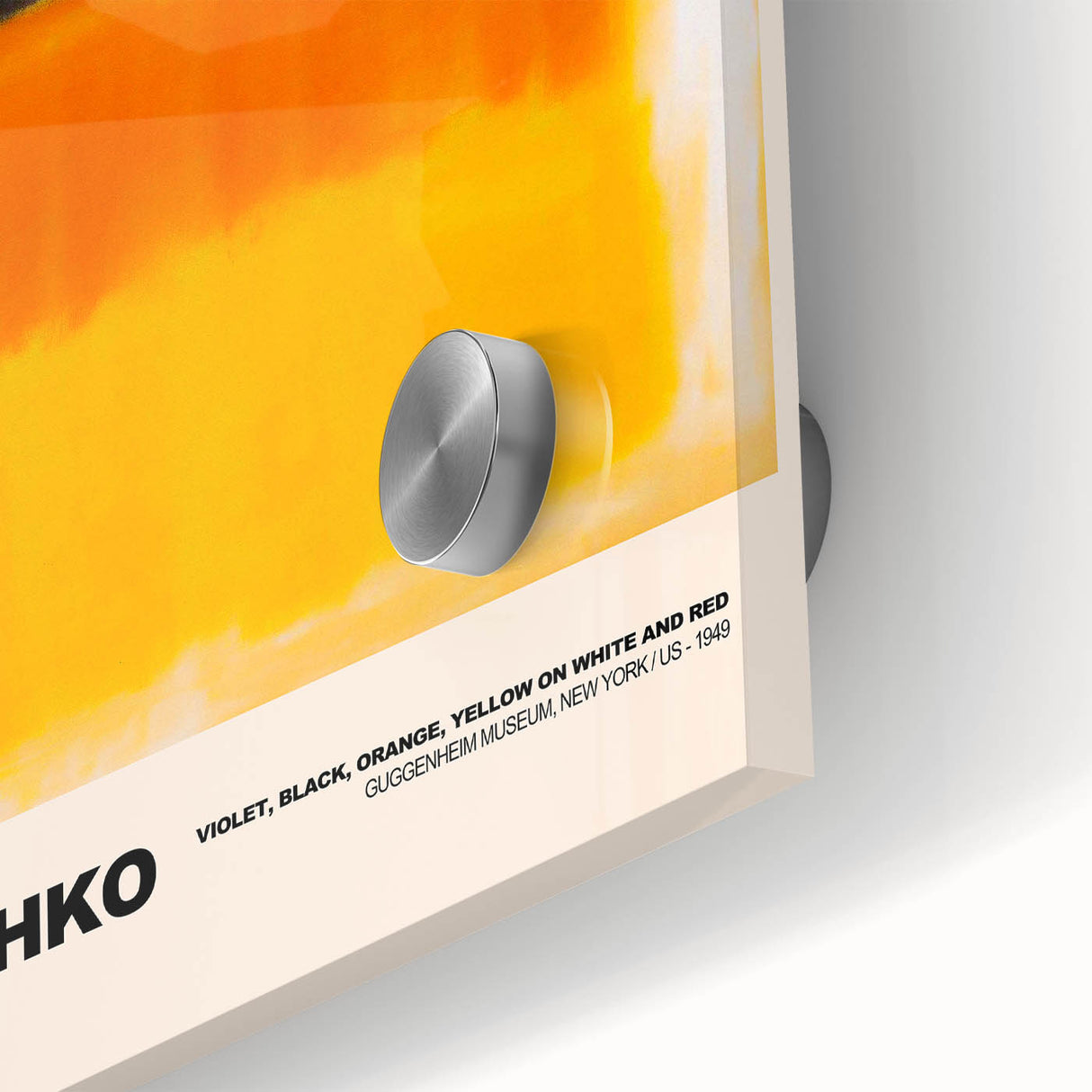 Abstract Modern Wall Art - Rothko-Inspired Canvas with Warm Hues