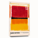 Abstract Modern Wall Art - Rothko-Inspired Canvas with Warm Hues