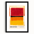 Abstract Modern Wall Art - Rothko-Inspired Canvas with Warm Hues