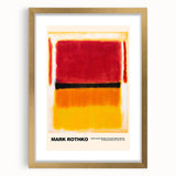 Abstract Modern Wall Art - Rothko-Inspired Canvas with Warm Hues
