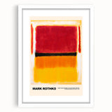 Abstract Modern Wall Art - Rothko-Inspired Canvas with Warm Hues