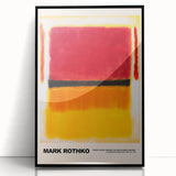 Abstract Modern Wall Art - Rothko-Inspired Canvas with Warm Hues