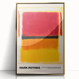 Abstract Modern Wall Art - Rothko-Inspired Canvas with Warm Hues