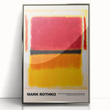 Abstract Modern Wall Art - Rothko-Inspired Canvas with Warm Hues