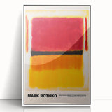 Abstract Modern Wall Art - Rothko-Inspired Canvas with Warm Hues