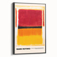 Abstract Modern Wall Art - Rothko-Inspired Canvas with Warm Hues