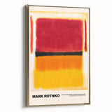 Abstract Modern Wall Art - Rothko-Inspired Canvas with Warm Hues