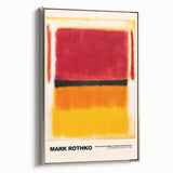 Abstract Modern Wall Art - Rothko-Inspired Canvas with Warm Hues